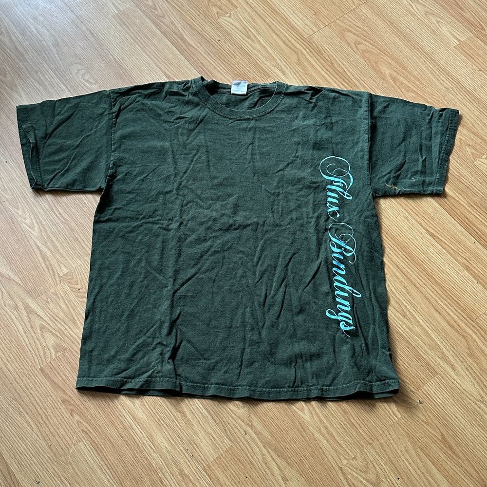 Vintage Flux Bindings I Love To Flux Tee Shirt Green (2008)